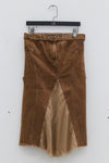OUDE WAAG Washing Cowboy Deolition Dress OW-23SS-DS03 reddish brown